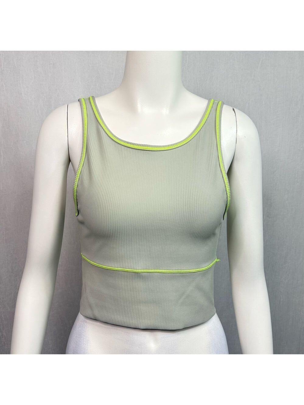 LULULEMON Power Pivot Ribbed Crop Tank
